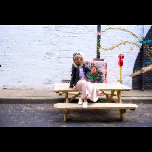 Rachel Roy Blush Pink Accordian Skirt - Picture 4 of 4